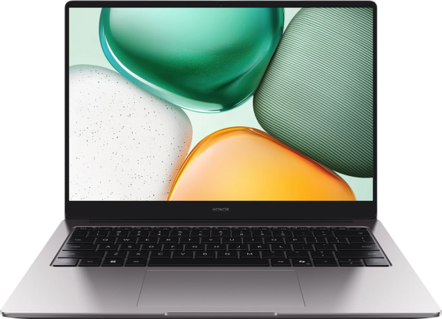 Ноутбук Honor MagicBook X14 (Ryzen 7 7735HS/14" 1920x1200/16Gb/512Gb SSD/Radeon 680M/Win 11 Home) 5301AQKL Серый - фото